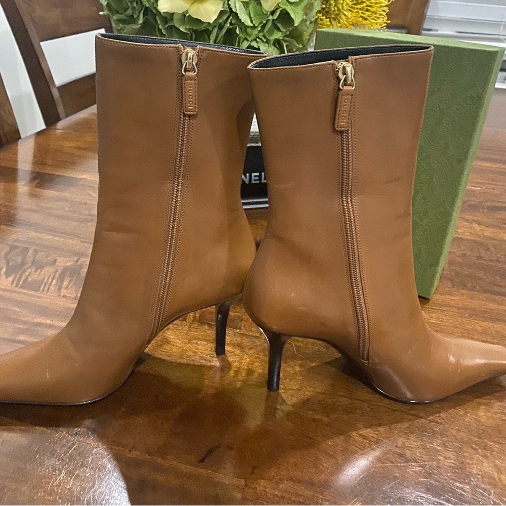 Gucci Marmont leather ankle boots - Picture 3 of 12